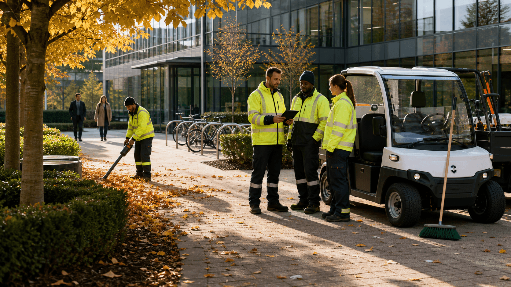 How London Business Parks Can Coordinate Autumn Grounds Works